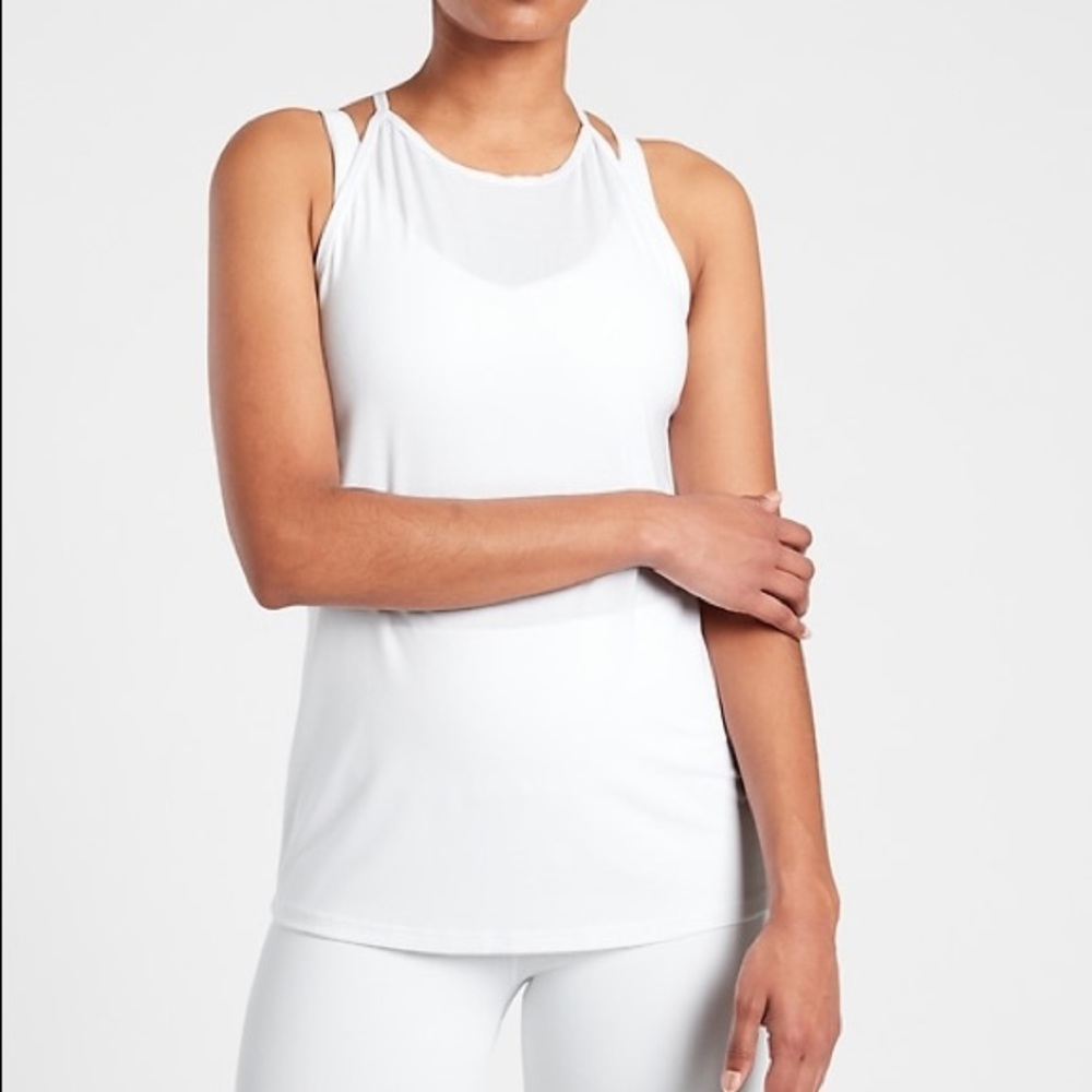 NWOT Athleta Yin Tank Top Bright White